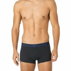EMPORIO ARMANI Trunks 3er Pack 111357/0A715/70735 Baumwoll-Stretch, Blau-navy -Wäsche Verkaufsshop 354185 norm2