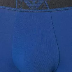 EMPORIO ARMANI Trunks 3er Pack 111357/0A715/70735 Baumwoll-Stretch, Blau-navy -Wäsche Verkaufsshop 354185 norm4