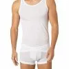 Novila Unterwäsche Achselhemd 8032/000/1 Tanktop, Mercerisierte Baumwolle, Weiß