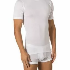 Novila Unterwäsche T-Shirt 1/2 8032/002/1 Mercerisierte Baumwolle, Weiß