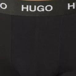 HUGO Trunks 3er Pack 50435463/001 Baumwolle, Schwarz , Schwarz -Wäsche Verkaufsshop 355476 norm2