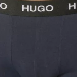 HUGO Trunks 3er Pack 50435463/410 Baumwolle, Blau, Navy -Wäsche Verkaufsshop 355477 norm2