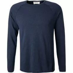 American Vintage Longsleeve MSON24G/navy vintage Baumwolle, Navy meliert