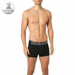 Calvin Klein Underwear Calvin Klein COTTON STRECH 2er Pack NB2602A/UB1 Trunks, Baumwoll-Stretch, Schwarz