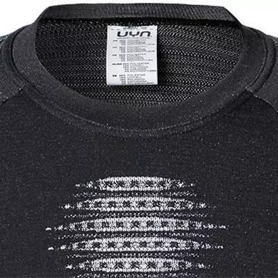 UYN T-Shirt U100225/S071 Longsleeve, Mikrofaser-Kaschmir, Schwarz-silber 2 UYN T-Shirt U100225/S071 Longsleeve, Mikrofaser-Kaschmir, Schwarz-silber – Bild 2