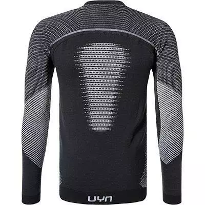 UYN T-Shirt U100225/S071 Longsleeve, Mikrofaser-Kaschmir, Schwarz-silber 3 UYN T-Shirt U100225/S071 Longsleeve, Mikrofaser-Kaschmir, Schwarz-silber – Bild 3