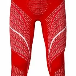 UYN Pants U100196/T020 Funktionspants, Mikrofaser, Rot gemustert, Rot-weiß