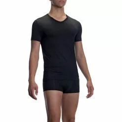 Olaf Benz RED2059 V-Neck regular 108735/8000 Slip, Mikrofaser, Schwarz