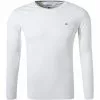 TOMMY JEANS T-Shirt DM0DM04409/100 Longsleeve, Bio Baumwolle, Weiß