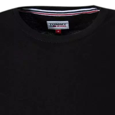 TOMMY JEANS T-Shirt DM0DM04409/078 Longsleeve, Bio Baumwolle, Schwarz 3 TOMMY JEANS T-Shirt DM0DM04409/078 Longsleeve, Bio Baumwolle, Schwarz – Bild 3