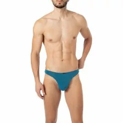 bruno banani String Frozen 2203-2269/1445 Mikrofaser, Petrol, Imperialblau