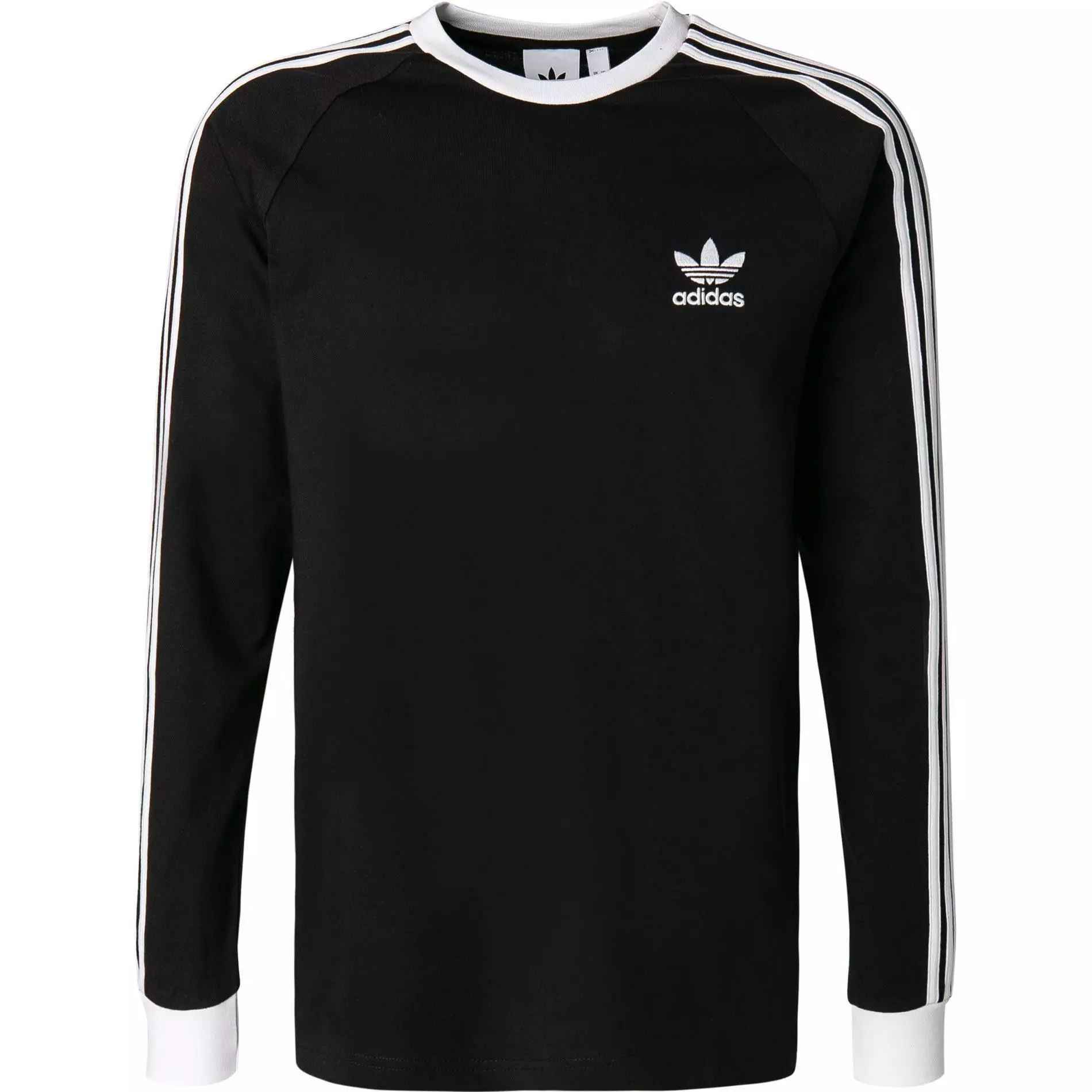 adidas ORIGINALS 3-Stripes Ls black GN3478 Longsleeve, Baumwolle, Schwarz 1 adidas ORIGINALS 3-Stripes Ls black GN3478 Longsleeve, Baumwolle, Schwarz