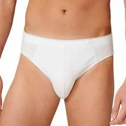 Schiesser Supermini 173807/100 Slip, Baumwoll-Stretch, Weiß -Wäsche Verkaufsshop 362257 norm2