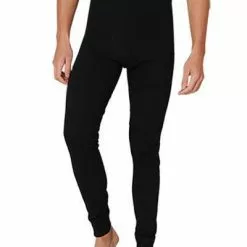 Schiesser Hose lang 173813/000 Lange Unterhose, Baumwoll-Stretch, Schwarz -Wäsche Verkaufsshop 362261 norm2