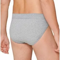 Schiesser Rio-Slips 3er Pack 173815/202 Baumwoll-Stretch, Grau meliert, Grau -Wäsche Verkaufsshop 362265 norm3