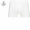 Schiesser Shorts 3er Pack 173816/100 Trunks, Baumwoll-Stretch, Weiß