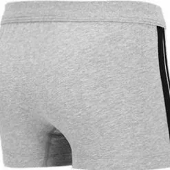 Schiesser Shorts 3er Pack 173816/202 Trunks, Baumwoll-Stretch, Grau meliert, Grau -Wäsche Verkaufsshop 362279 norm3