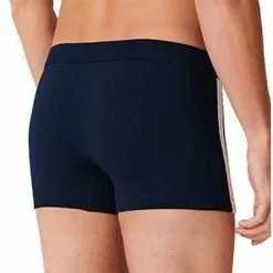 Schiesser Shorts 3er Pack 173816/904 Trunks, Baumwoll-Stretch, Schwarz-blau, Multicolor -Wäsche Verkaufsshop 362281 norm3