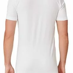 Schiesser T-Shirt 2er Pack 173982/100 T-Shirts, Baumwoll-Stretch, Weiß -Wäsche Verkaufsshop 362299 norm3