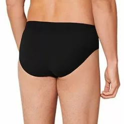 Schiesser Supermini 3er Pack 173987/000 Slips, Baumwoll-Stretch, Schwarz -Wäsche Verkaufsshop 362331 norm3