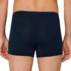 Schiesser Shorts 174004/803 Trunk, Baumwolle, Dunkelblau -Wäsche Verkaufsshop 362340 norm3