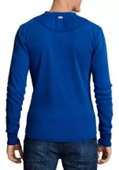 Schiesser Revival Karl-Heinz Henley 1/1 172123/824 Longsleeve, Baumwolle, Indigo 3 Schiesser Revival Karl-Heinz Henley 1/1 172123/824 Longsleeve, Baumwolle, Indigo – Bild 3