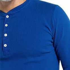 Schiesser Revival Karl-Heinz Henley 1/1 172123/824 Longsleeve, Baumwolle, Indigo 8 Schiesser Revival Karl-Heinz Henley 1/1 172123/824 Longsleeve, Baumwolle, Indigo -Wäsche Verkaufsshop 362380 norm3