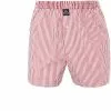 MC ALSON Boxer-Shorts 0233/rot-weiß Boxershorts, Baumwolle, Kirschrot-weiß