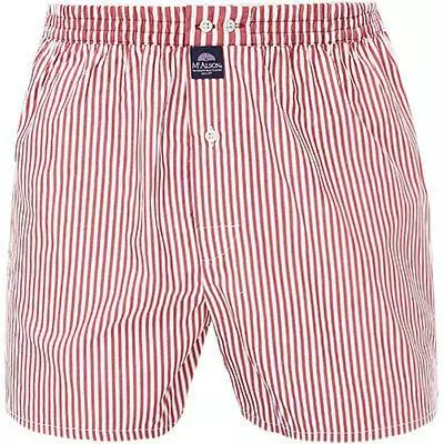 MC ALSON Boxer-Shorts 0233/rot-weiß Boxershorts, Baumwolle, Kirschrot-weiß 2 MC ALSON Boxer-Shorts 0233/rot-weiß Boxershorts, Baumwolle, Kirschrot-weiß – Bild 2