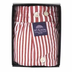 MC ALSON Boxer-Shorts 0233/rot-weiß Boxershorts, Baumwolle, Kirschrot-weiß 7 MC ALSON Boxer-Shorts 0233/rot-weiß Boxershorts, Baumwolle, Kirschrot-weiß -Wäsche Verkaufsshop 363886 norm3