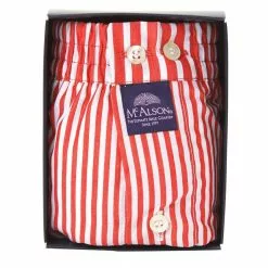 MC ALSON Boxer-Shorts 0236/rot-weiß Boxershorts, Baumwolle -Wäsche Verkaufsshop 363887 norm3