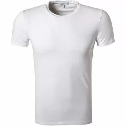 Ermenegildo Zegna Stre. Cot. T-Shirt N2M20005/100 Baumwolle, Weiß