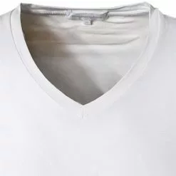 Ermenegildo Zegna Stre. Cot. V-Shirt N2M80005/100 T-Shirt, Baumwolle, Weiß -Wäsche Verkaufsshop 364797 norm2