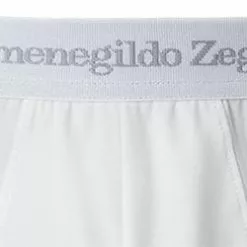 Ermenegildo Zegna Stretch Cotton Midi N2L61005/100 Slip, Baumwoll-Stretch, Weiß -Wäsche Verkaufsshop 364805 norm2