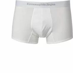 Ermenegildo Zegna Stret. Cotton Trunk N2LC6005/100 Baumwoll-Stretch, Weiß