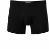 Ermenegildo Zegna Stret. Cotton Boxer N2LC7005/001 Trunk, Baumwoll-Stretch, Schwarz