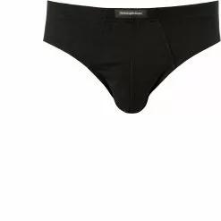 Ermenegildo Zegna Micromo. Midi Brief N2L61006/001 Slip, Modal-Stretch, Schwarz
