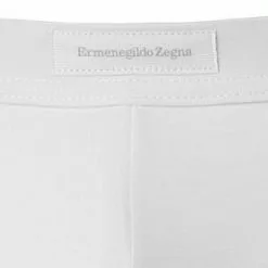 Ermenegildo Zegna Micromodal Boxer N2LC7006/100 Trunk, Modal-Stretch, Weiß -Wäsche Verkaufsshop 364839 norm2
