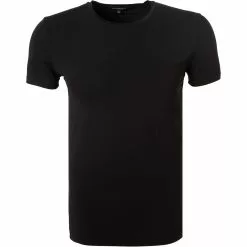 Ermenegildo Zegna Micromodal T-Shirt N2M20006/001 Mikrofaser schwarz, Weiß