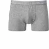 Ermenegildo Zegna Bi Pack Boxer N2X44008/020 Trunks, Baumwoll-Stretch, Grau meliert, Grau