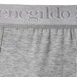 Ermenegildo Zegna Bi Pack Boxer N2X44008/020 Trunks, Baumwoll-Stretch, Grau meliert, Grau -Wäsche Verkaufsshop 364851 norm2