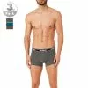 Strellson Shorts 3er Pack 531444/704 Trunks, Baumwoll-Stretch, Petrol-khaki, Grün-olive-türkis