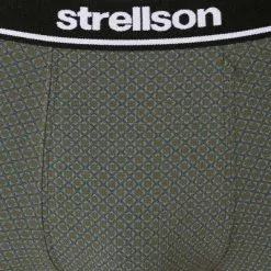 Strellson Shorts 3er Pack 531444/704 Trunks, Baumwoll-Stretch, Petrol-khaki, Grün-olive-türkis -Wäsche Verkaufsshop 366771 norm4