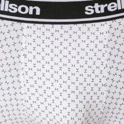 Strellson Shorts 3er Pack 531440/754 Trunks, Baumwoll-Stretch, Navy-weiß gemustert, Weiß-navy-multicolor -Wäsche Verkaufsshop 366772 norm5