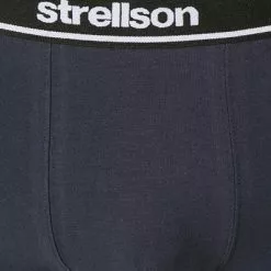 Strellson Shorts 3er Pack 531440/754 Trunks, Baumwoll-Stretch, Navy-weiß gemustert, Weiß-navy-multicolor -Wäsche Verkaufsshop 366772 norm6