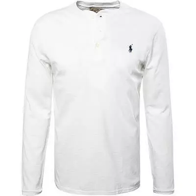 Polo Ralph Lauren Longsleeve 710790058/002 Baumwolle, Weiß meliert, Weiß 2 Polo Ralph Lauren Longsleeve 710790058/002 Baumwolle, Weiß meliert, Weiß – Bild 2