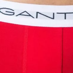 Gant Trunks 3er Pack 900003003/105 Baumwoll-Stretch, Rot-weiß-navy, Weiß-dunkelblau-rot -Wäsche Verkaufsshop 367695 norm4