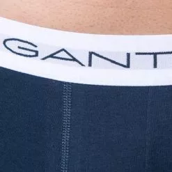 Gant Trunks 3er Pack 900003003/105 Baumwoll-Stretch, Rot-weiß-navy, Weiß-dunkelblau-rot -Wäsche Verkaufsshop 367695 norm6