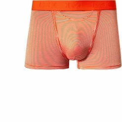 HOM HO1 Simon Boxer Briefs 359850/R0OW Trunk, Modal-Stretch, Orange-weiß gestreift, Orange-weiß