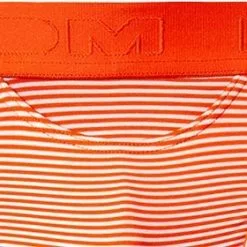 HOM HO1 Simon Boxer Briefs 359850/R0OW Trunk, Modal-Stretch, Orange-weiß gestreift, Orange-weiß -Wäsche Verkaufsshop 368856 norm2